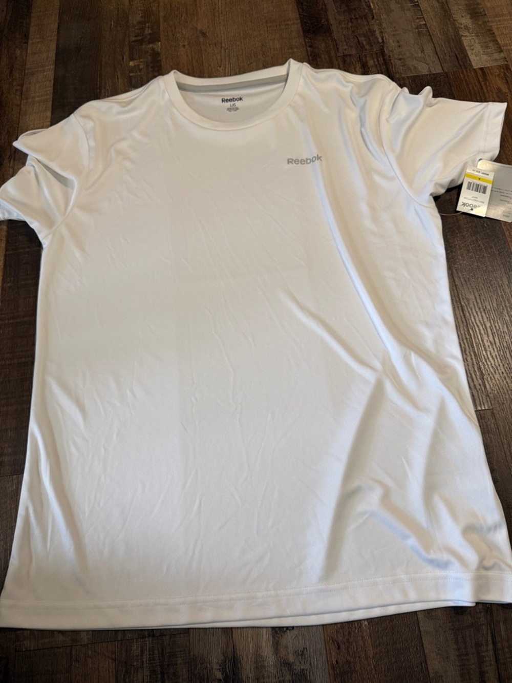 Reebok White Men's Short Sleeve Crew Performance Tee